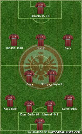 Eintracht Frankfurt Formation 2013