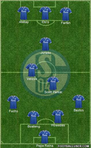 FC Schalke 04 Formation 2013