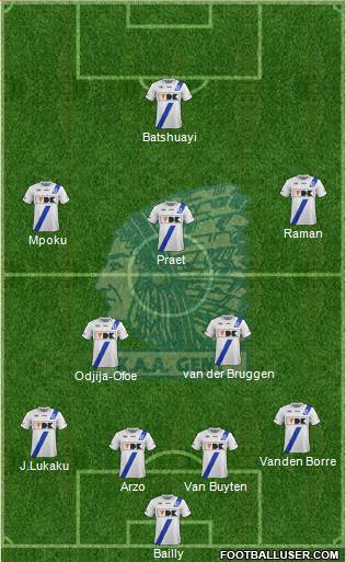 KAA Gent Formation 2013