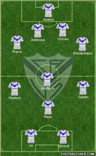 Vélez Sarsfield Formation 2013