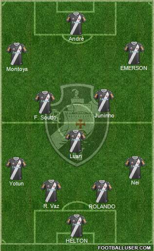 CR Vasco da Gama Formation 2013