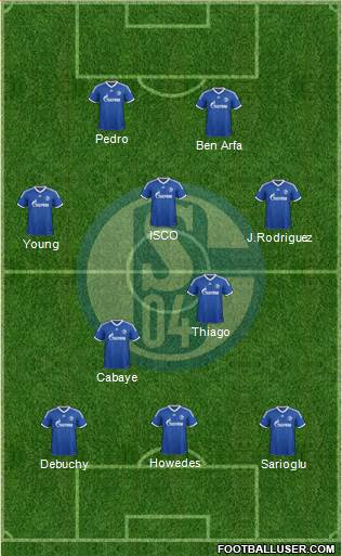 FC Schalke 04 Formation 2013