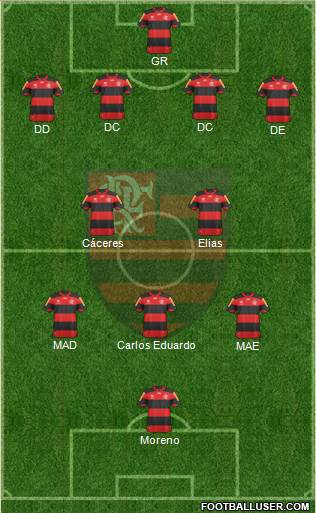 CR Flamengo Formation 2013