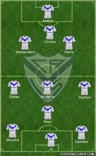 Vélez Sarsfield Formation 2013