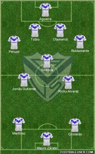 Vélez Sarsfield Formation 2013