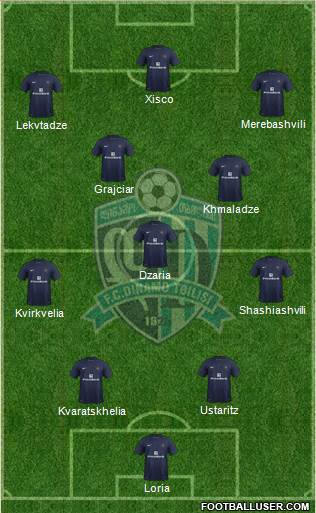 Dinamo Tbilisi Formation 2013