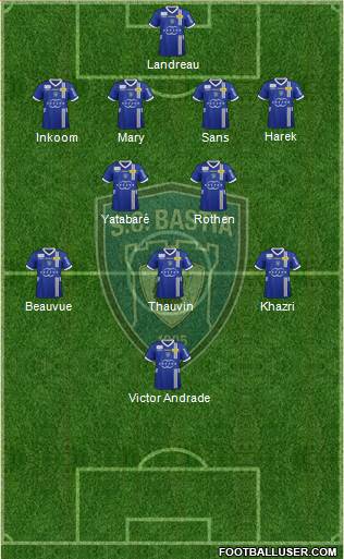 Sporting Club Bastia Formation 2013