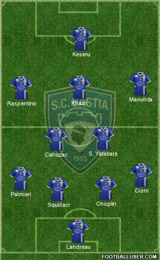 Sporting Club Bastia Formation 2013