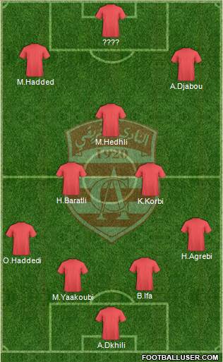 Club Africain Tunis Formation 2013