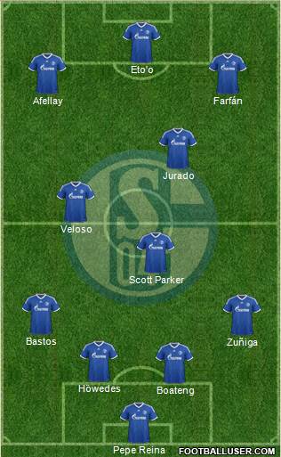 FC Schalke 04 Formation 2013