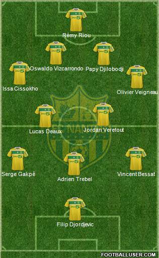 FC Nantes Formation 2013