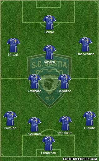 Sporting Club Bastia Formation 2013