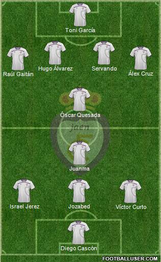 Real Jaén C.F. Formation 2013