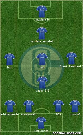 FC Schalke 04 Formation 2013