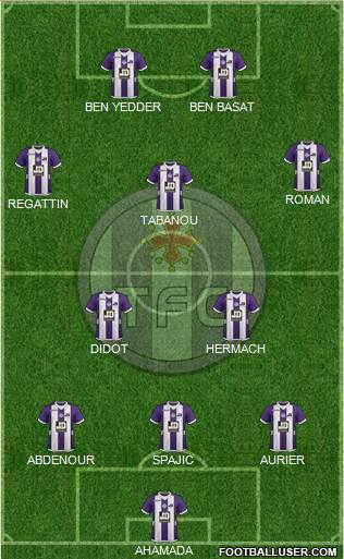 Toulouse Football Club Formation 2013