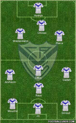 Vélez Sarsfield Formation 2013