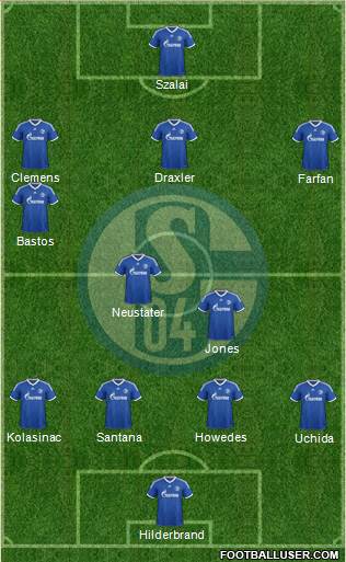 FC Schalke 04 Formation 2013