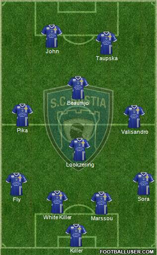 Sporting Club Bastia Formation 2013