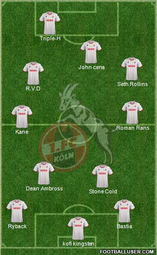 1.FC Köln Formation 2013