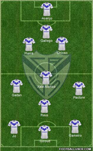 Vélez Sarsfield Formation 2013