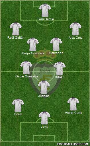 Real Jaén C.F. Formation 2013