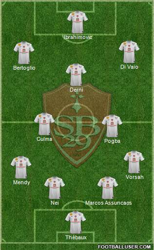 Stade Brestois 29 Formation 2013