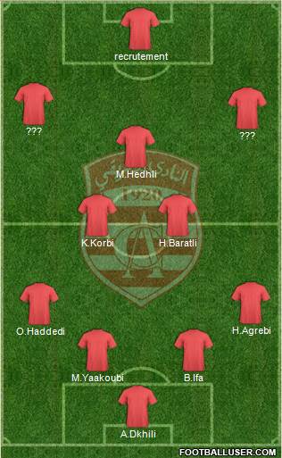 Club Africain Tunis Formation 2013