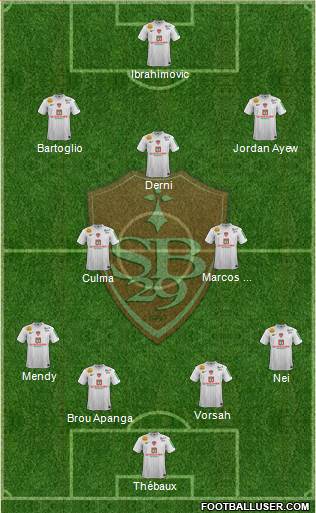 Stade Brestois 29 Formation 2013