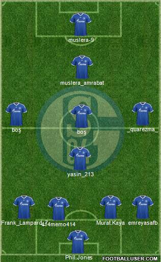 FC Schalke 04 Formation 2013