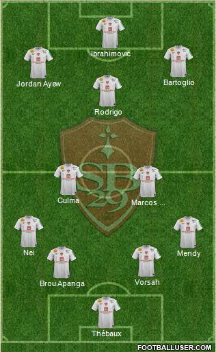 Stade Brestois 29 Formation 2013