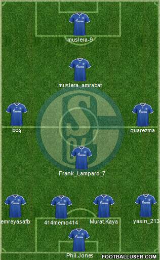 FC Schalke 04 Formation 2013