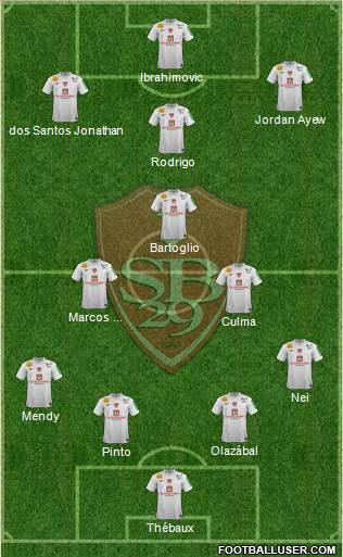 Stade Brestois 29 Formation 2013