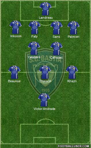 Sporting Club Bastia Formation 2013