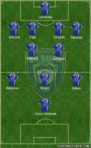 Sporting Club Bastia Formation 2013