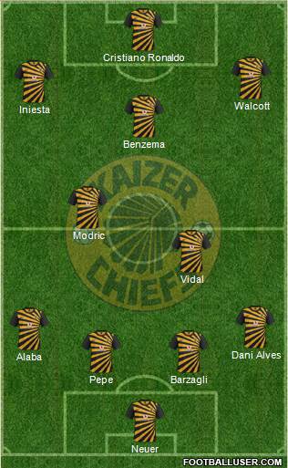 Kaizer Chiefs Formation 2013