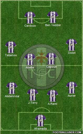 Toulouse Football Club Formation 2013