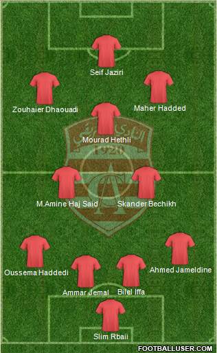 Club Africain Tunis Formation 2013