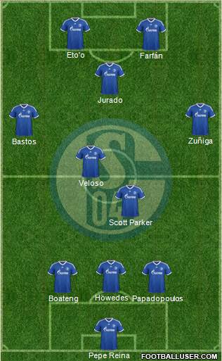 FC Schalke 04 Formation 2013