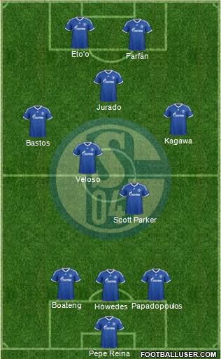 FC Schalke 04 Formation 2013