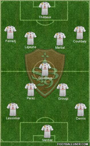 Stade Brestois 29 Formation 2013