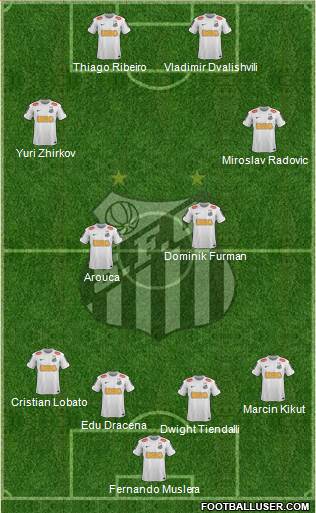 Santos FC Formation 2013