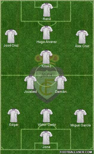 Real Jaén C.F. Formation 2013