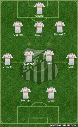 Santos FC Formation 2013