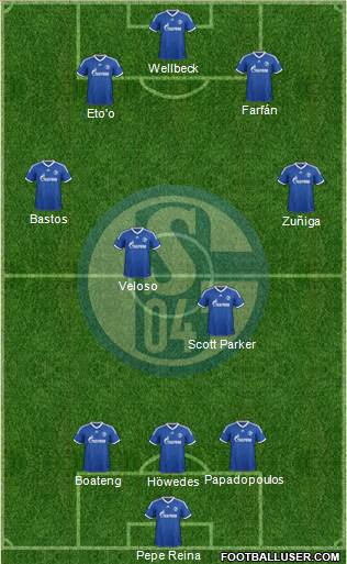 FC Schalke 04 Formation 2013