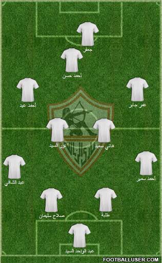 Zamalek Sporting Club Formation 2013