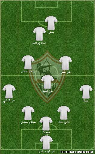 Zamalek Sporting Club Formation 2013