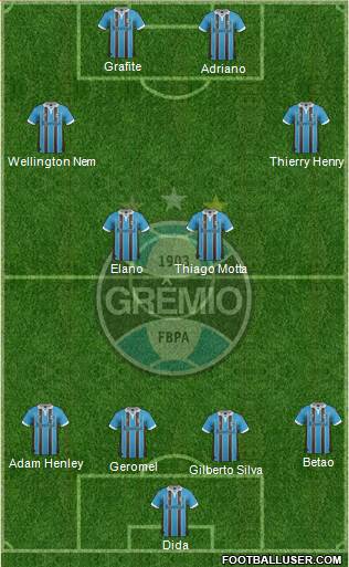 Grêmio FBPA Formation 2013