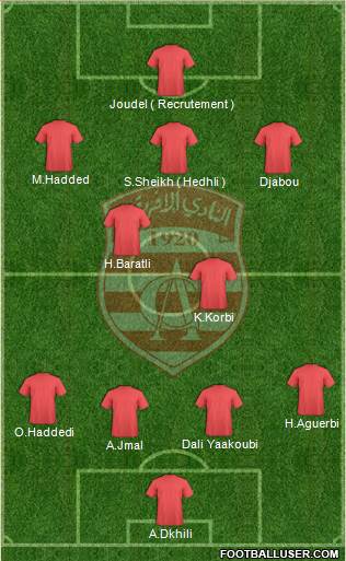 Club Africain Tunis Formation 2013