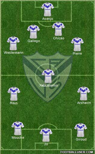 Vélez Sarsfield Formation 2013