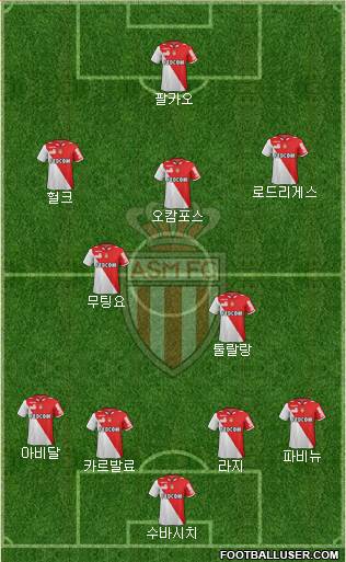 AS Monaco FC Formation 2013